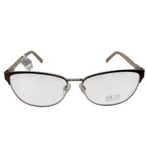 SOUTH HAMPTON SH9001 BROWN GOLD AUTHENTIC DESIGNER EYEGLASSES FRAMES 55-15-140